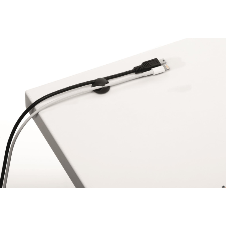 Klips samoprzylepny na 2 kable(6)grafit 503837 CAVOLINE CLIP    DURABLE