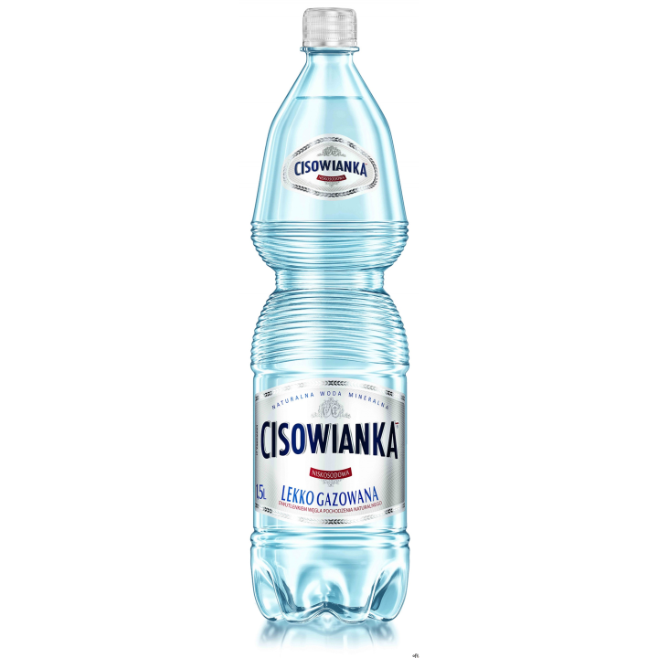 Woda_CISOWIANKA 1.5l lekko gazowana zgrzewka 6 szt.
