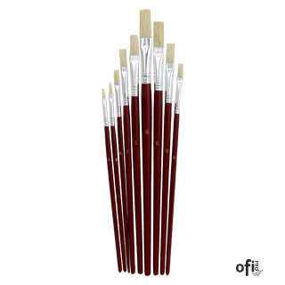 Pędzle 882B płaskie 9 szt., 9 szt. GRAND 170-1415