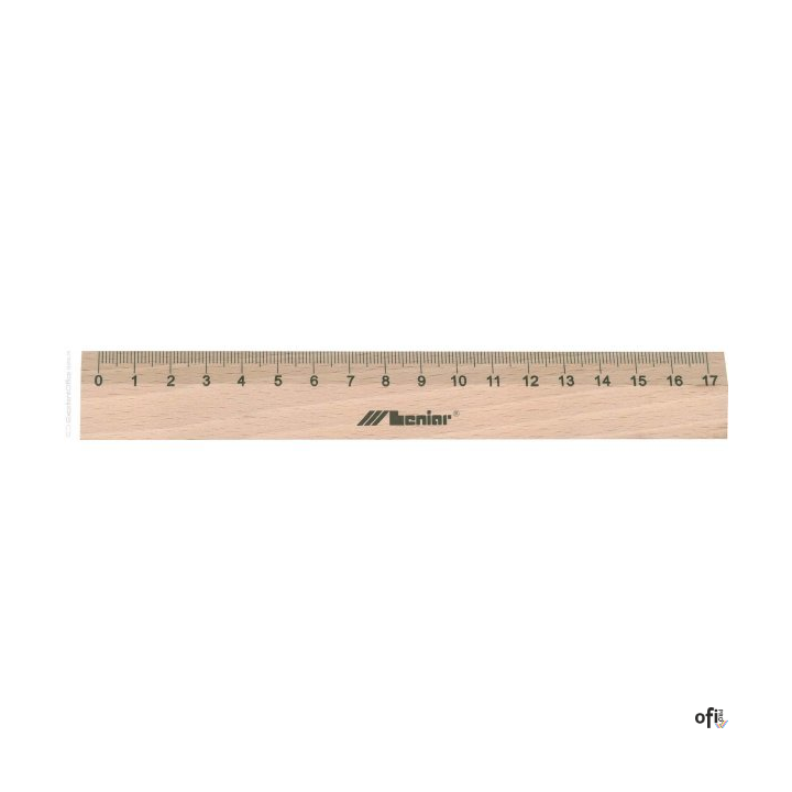 Linijka drewniana 17cm 30060 LENIAR