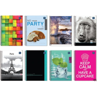 Kołozeszyt A5 100kar T.O.kolorowe marginesy INTERDRUK