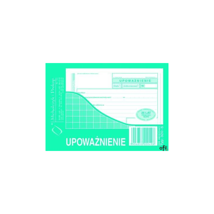 320-5 Upoważnienie A6 MICHALCZYK i PROKOP