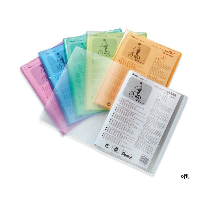 Album ofertowy CLEAR, 30 koszulek różowy DCF243-P PENTEL