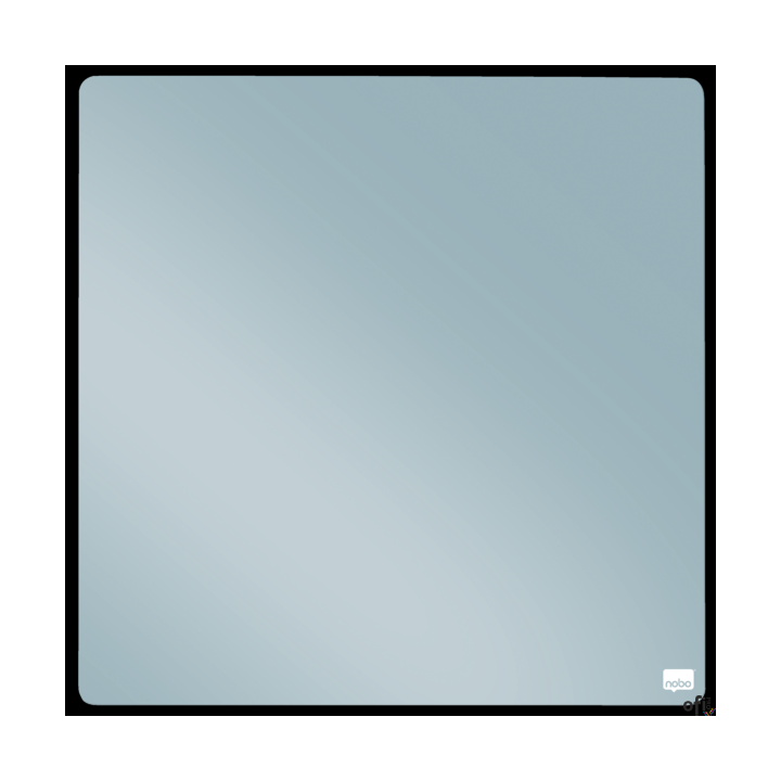 Mała kwadratowa tabliczka suchościeralna Nobo, 360 mm x 360 mm, szary błękit 1915624
