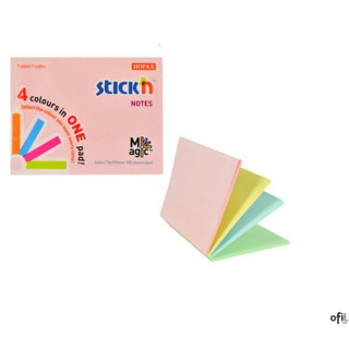 Bloczek STICKN MAGIC PAD 76x101mm pastele mix kolorów 21575
