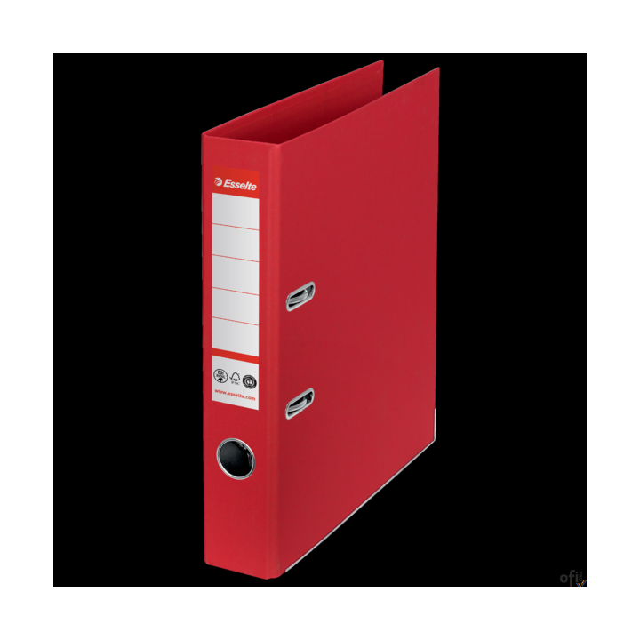 Segregator Esselte No.1 neutralny pod względem emisji CO2, A4, szer. 50 mm, czerwony 627575