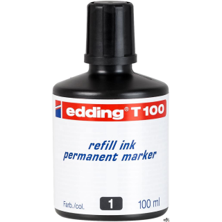 Tusz do markerów pernamentnych 100ml.czarny EDDING T100/001/C (X)