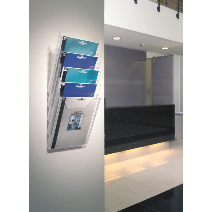 Pojemnik na ulotki XL 5 pojemników przezr. A4 858619 COMBIBOXX DURABLE