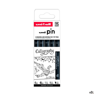 Cienkopis PIN 200, ZESTAW 5 SZT_CALLIGRAPHY