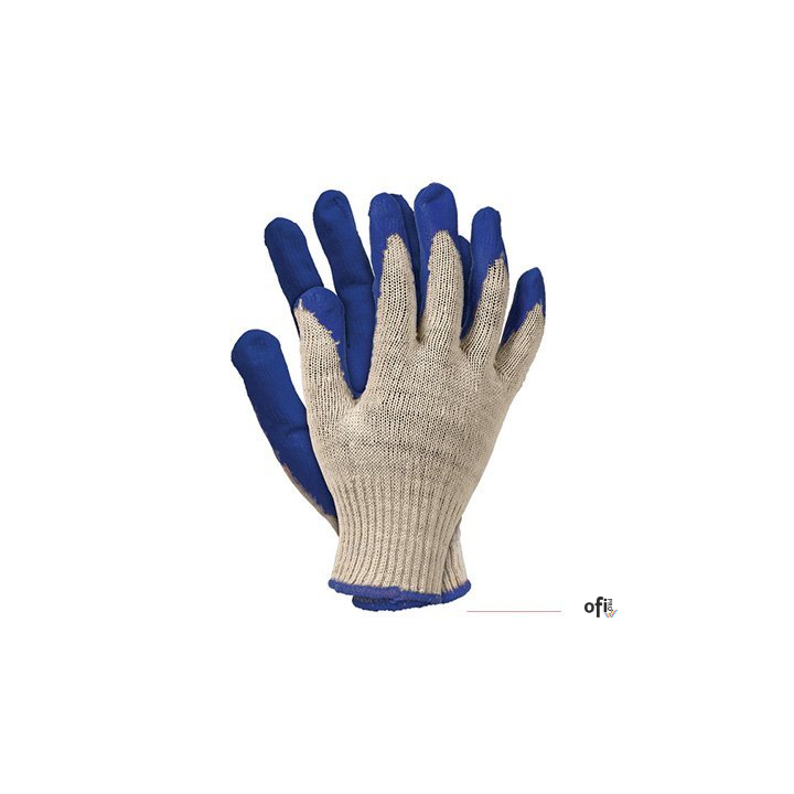 Rękawice Ochronne RU niebieskie robocze "wampirki" Rozmiar 9 REIS