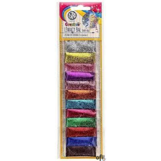 Zestaw do dekoracji Lśniący Bal mix 12 kolorów x 2g ASTRA, 335120002 cekiny BROKAT