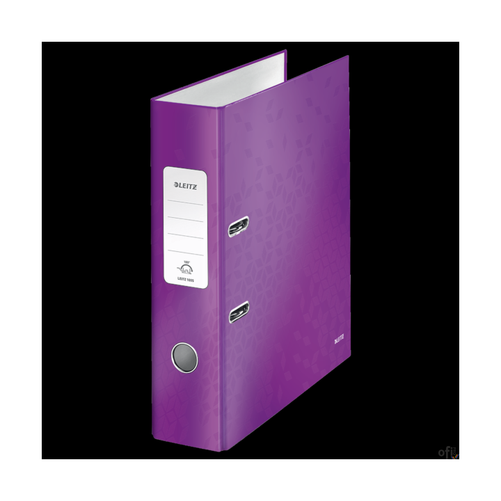 Segregator LEITZ WOW A4/80mm 180 fioletowy 10050062