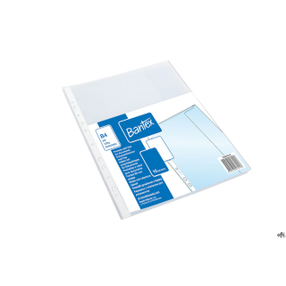 Koszulki groszkowe z klapką B4 MAXI 120 mic. w folii (10szt) BANTEX 100550133