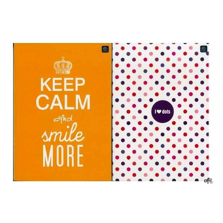 Brulion A5 96k kratka PT mix INTERDRUK