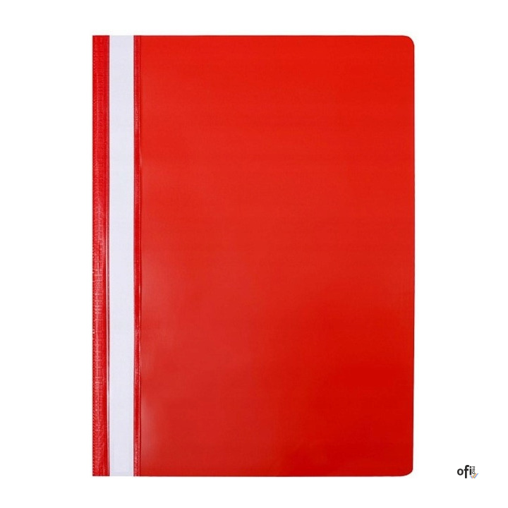 Skoroszyt miękki PP DOTTS (20) czerwony polipropylen SPP-DOT-00-01