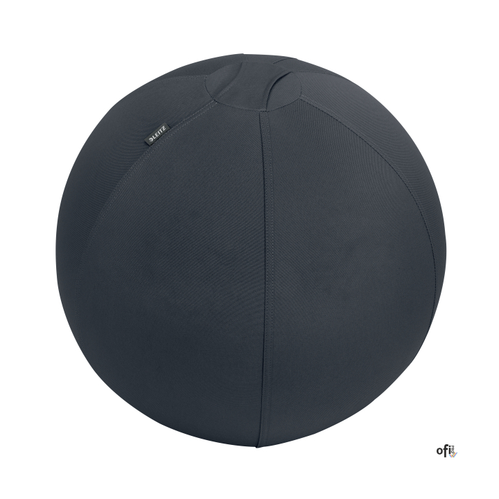 Piłka do siedzenia Leitz Ergo, 55cm, z zabezpieczeniem przed niekontrolowanym toczeniem się, ciemnoszara 65410089