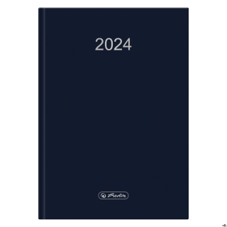 Kalendarz Dzienny Szefa A5 Granatowy 2024 9588344 Herlitz