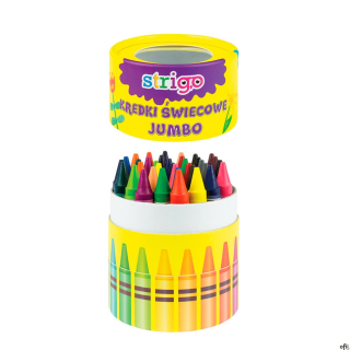 Kredki świecowe JUMBO 36szt STRIGO SSC026