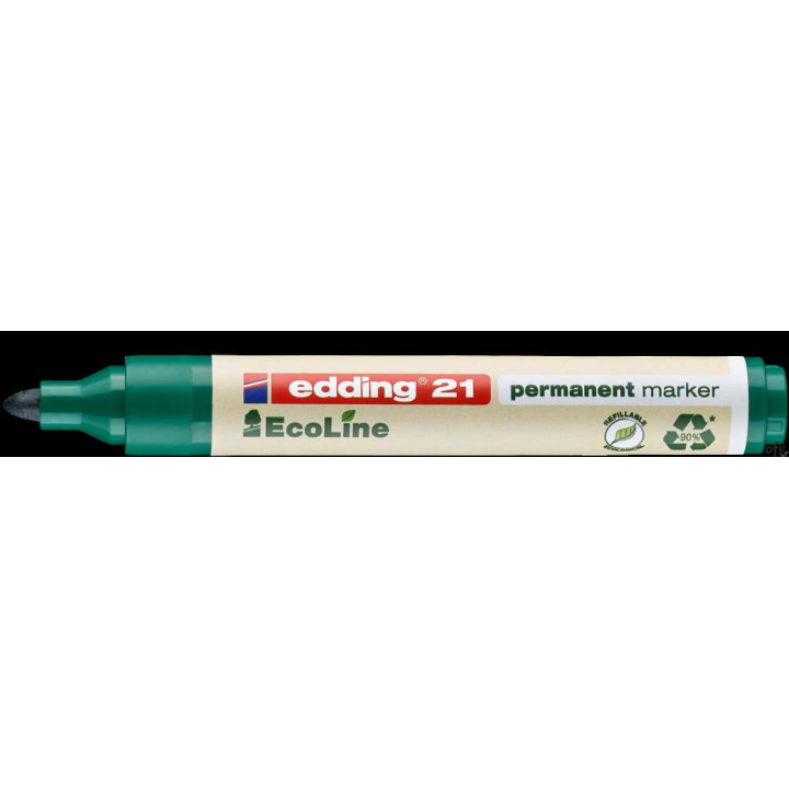 Marker EDDING permanentny ekologiczny okrągła końcówka zielony 21/004/zi ed (X)