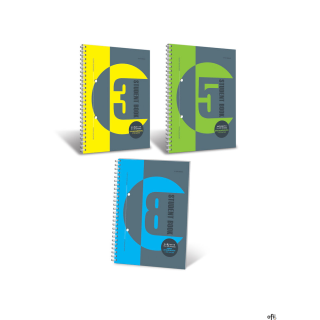 Kołonotatnik B5 100 kartek, kratka, STUDENT BOOK, TOP 2000, 400091123