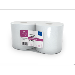 Czyściwo PROFESSIONAL 250/2 250m 2warstwy celuloza (op. 2szt.) ELLIS 0802