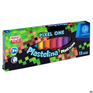Plastelina Pixel One 12 kolorów ASTRA, 303221005