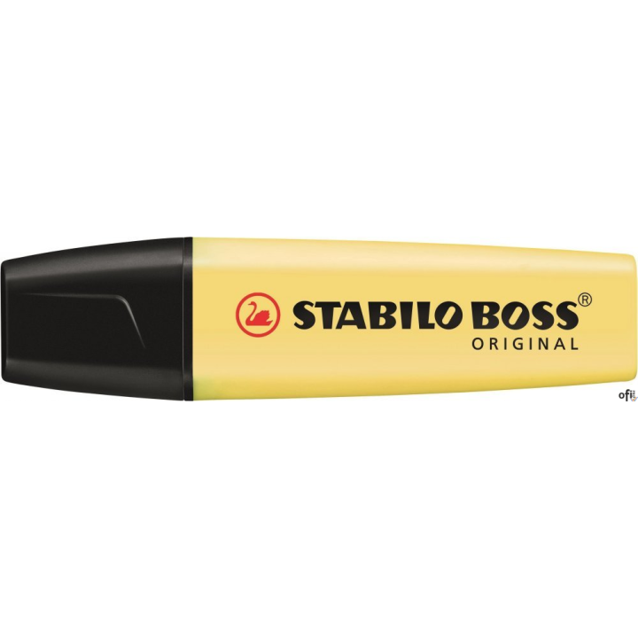 Zakreślacz STABILO BOSS pastelowy żółty 70/144
