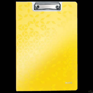 Deska z klipem i okładką Leitz WOW, żółta 41990016