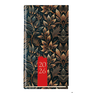 Terminarz Koliber 75x130mm 2026 Michalczyk i Prokop T-320-01 KALENDARZ tydzień na 2 stronach