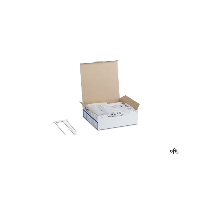 Klipsy archiwizacyjne zaczepowe  100 szt. VAUPE, 101/10