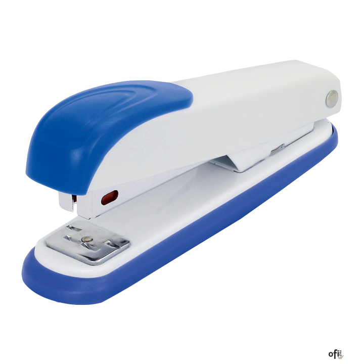 Zszywacz AXA S6120B, biały/niebieski, do 28 kartek 28k EAGLE 110-1440 na zszywki 24/6, 26/6