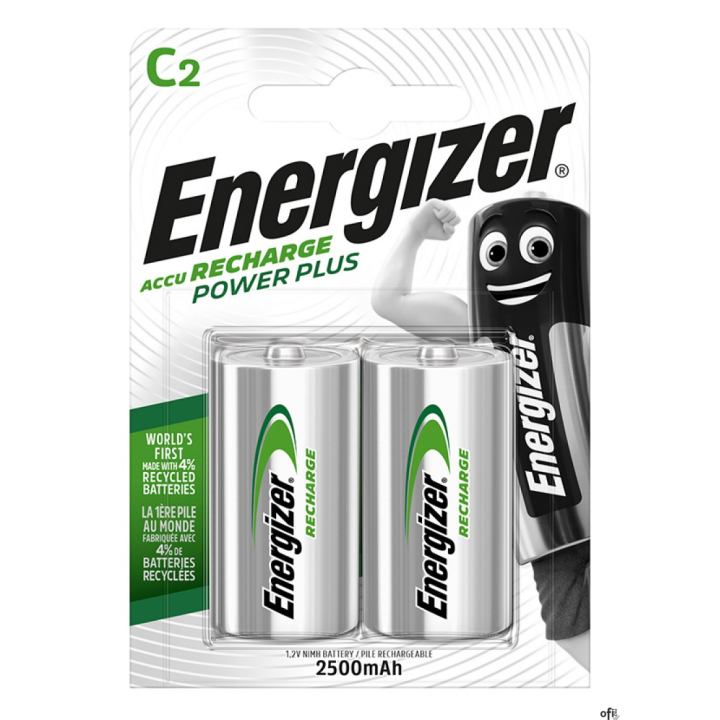 Bateria akumulatorek ENERGIZER HR14 (2szt.) Ni-MH, C, 1.2V, 2500mAh