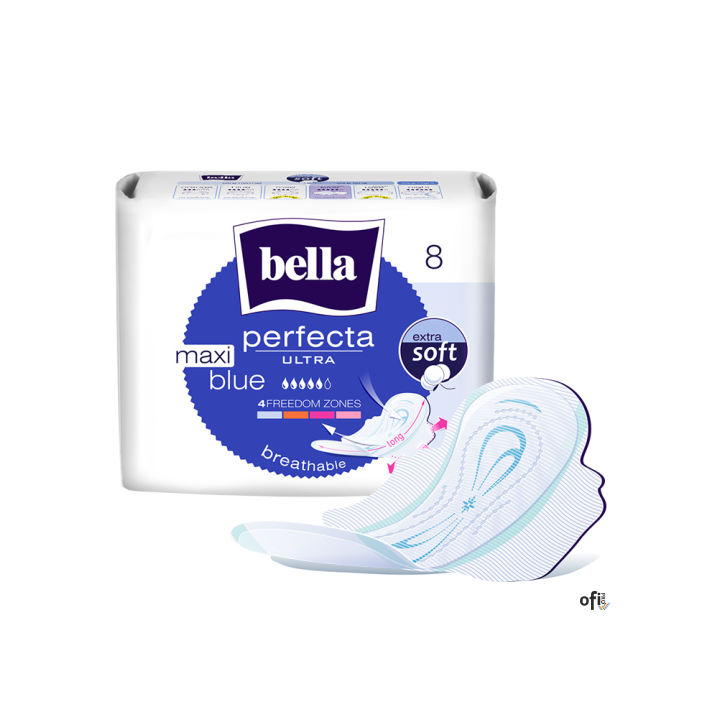 Podpaski Bella Perfecta ultra BLUE MAXI 8 sztuk  6657