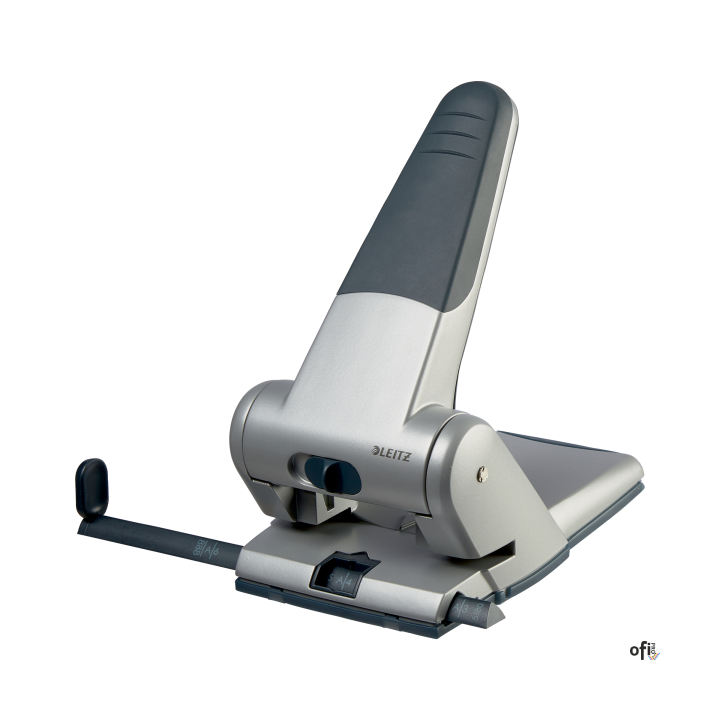 Dziurkacz mocny LEITZ srebrny 65 kartek 51800084