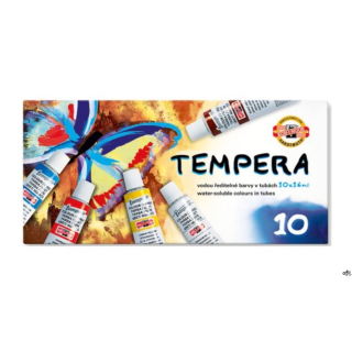 Farby TEMPERA 10kol.10ml 162526 KOH-I-NOOR