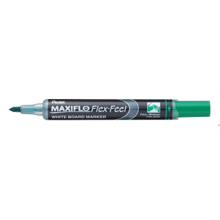 Marker MAXIFLO z elastyczną końcówką FLEX FEEL zielony MWL5SBF -D PENTEL