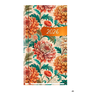 Terminarz Kieszonkowy 90x165mm 2026 Michalczyk i Prokop T-231F-01 kalendarz 1 tydzień na 2 stronach