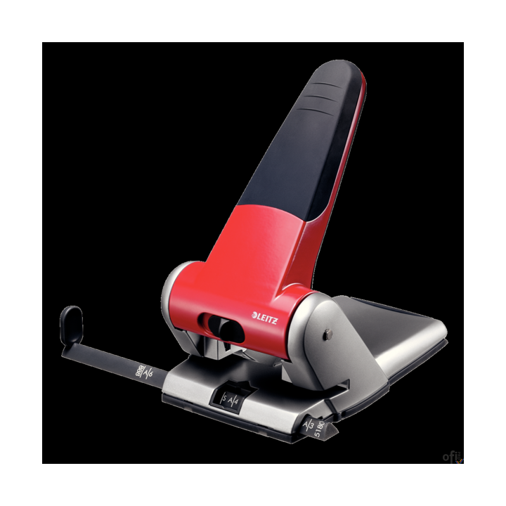 Dziurkacz mocny LEITZ czerwony 65 kartek 51800025