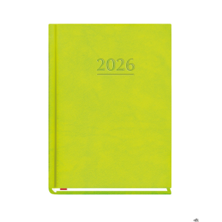 Terminarz OLA A6 2026 - zieleń Michalczyk i Prokop T-212V-Z KALENDARZ tydzień na 2 stronach