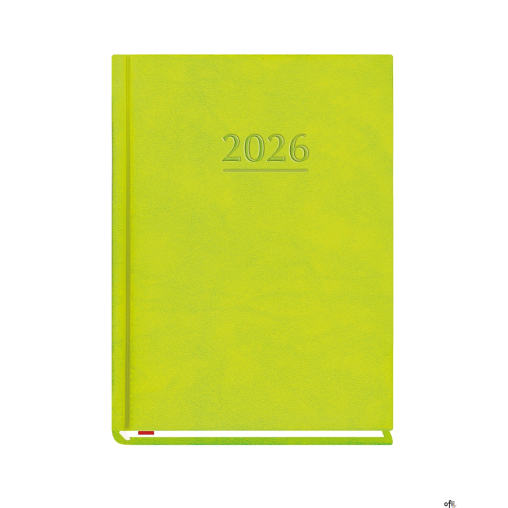 Terminarz OLA A6 2026 - zieleń Michalczyk i Prokop T-212V-Z KALENDARZ tydzień na 2 stronach