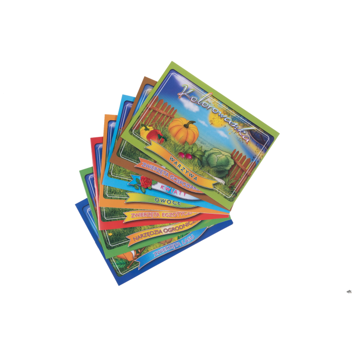 Kolorowanka dziecięca A5 mix KRESKA