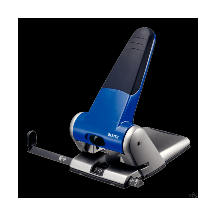 Dziurkacz mocny LEITZ niebieski 65 kartek 51800035