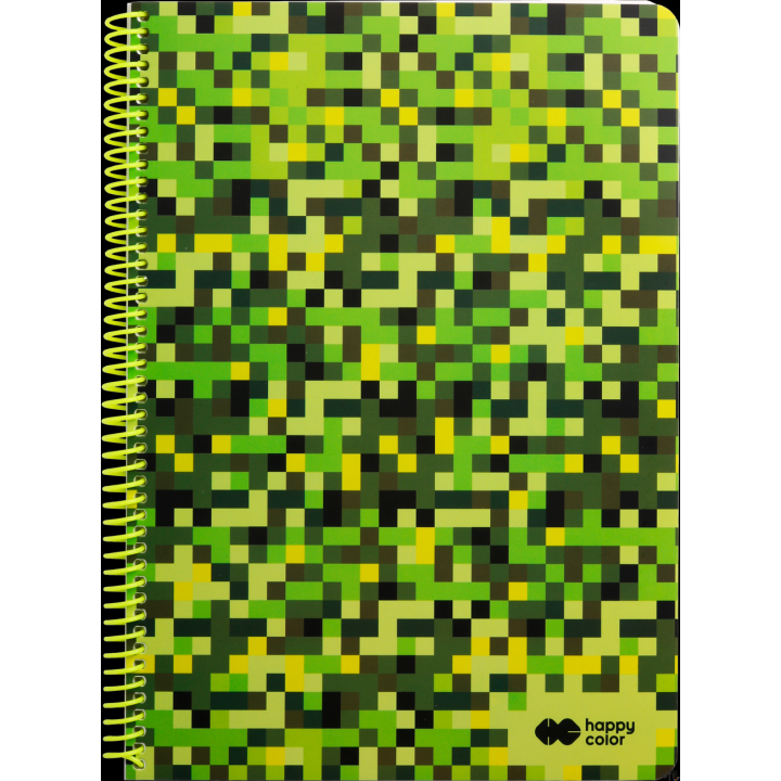 Kołonotatnik PIXI 3, B5, 80k, kratka, 80g/m2, Happy Color HA 4742 1825-PI3