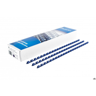 Grzbiet do bindowania DOTTS 6mm (100szt) niebieski