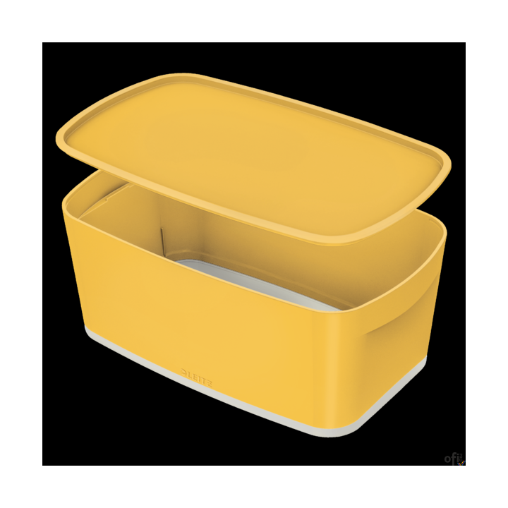 MyBox Cosy mały pojemnik z pokrywką, żółty Leitz 52630019