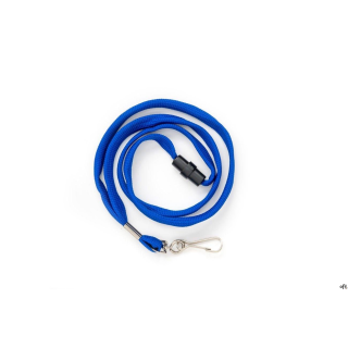 Taśma wypinajaca z karabińczykiem niebieska (10) 601287