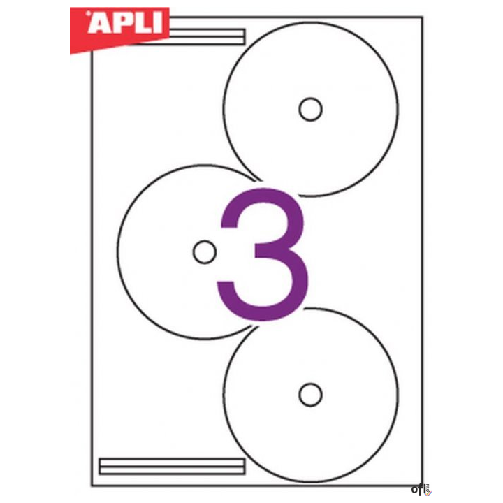 Etykiety 10294  Q114 CD perman entna (100ark-300szt) APLI