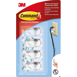 Uchwyty do kabli 3M COMMAND 17301 CRL 3M-XA004837564/004887387