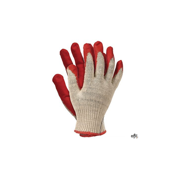 Rękawice Ochronne RU czerwone robocze "wampirki" Rozmiar 9 REIS