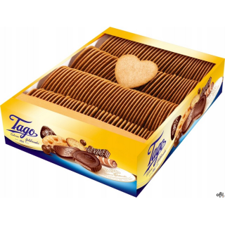 Ciastka TAGO słodkie serduszka korzenne 2.5kg LUZ